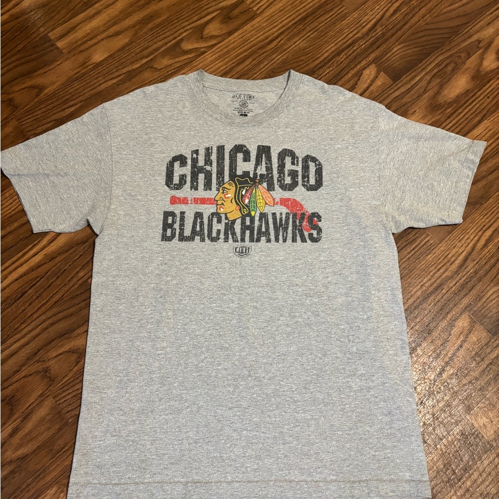NHL Old Time Hockey Men’s Short Sleeve Chicago Blackhawks Size Large